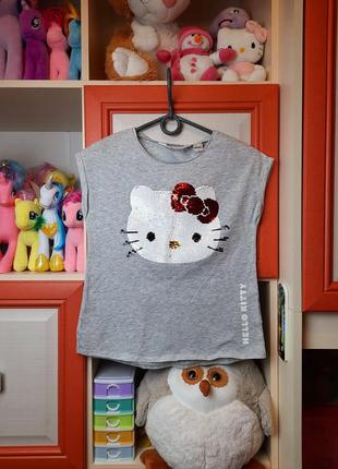 Футболка майка оверсайз китти hello kitty