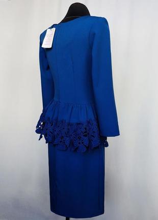 Суперціна. стильне плаття, баска з мереживом. нове, р-ри 42-444 фото