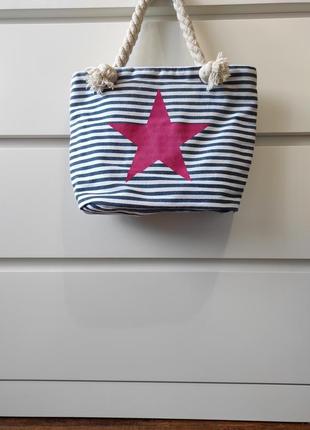 Boom it сумка пляжная в полоску