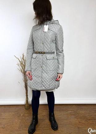Пальто весняне сіре жіноче, деми пальто серое женское4 фото