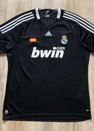 Мужская футбольная футболка форма джерси adidas real madrid champions league jersey 2008