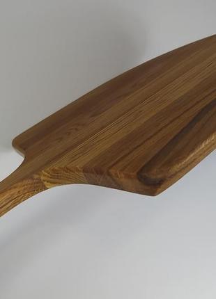 Лопатка деревянная для пиццы 30 см * 30 см, длина ручки 27 см.6 фото