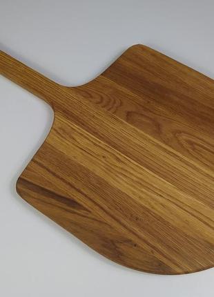 Лопатка деревянная для пиццы 30 см * 30 см, длина ручки 27 см.5 фото