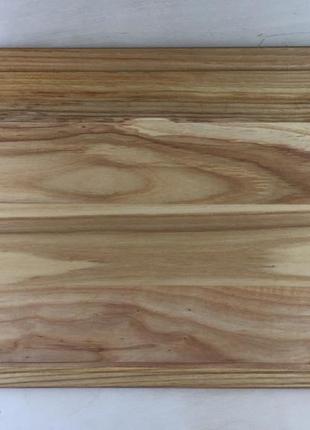 Кухонная разделочная доска из ясеня 39,5×24,5×2 см — прочная деревянная доска для дома, ресторана