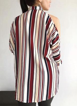 Женская рубашка свободного фасона блузка блуза блузочка размер 48/50/525 фото
