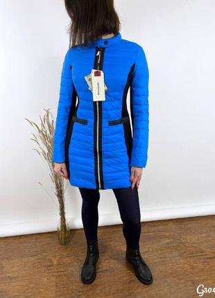 Куртка весняня сіня, демі куртка синя жіноча5 фото