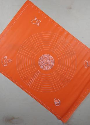 Силіконовий килимок для розкачування тіста 60 см * 40 см