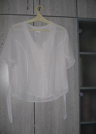 Блузка белая  she  италия3 фото