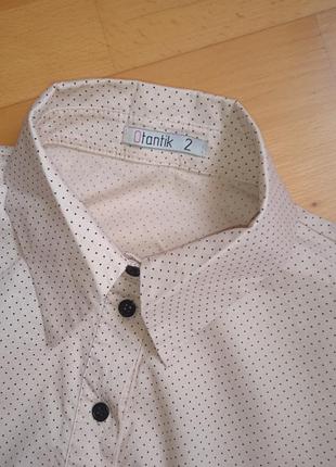 Otantik хлопковая укороченная блуза оверсайз7 фото