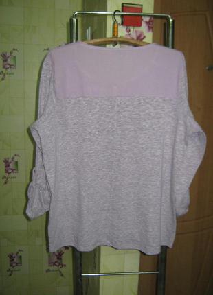 Стильний молодіжний пуловер джемпер блузка з довгим рукавом cecil р. xl. греція.2 фото
