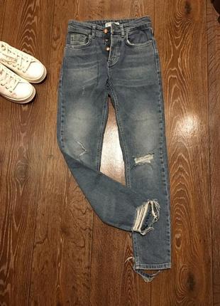 Крутые прямые джинсы фирмы pull&bear 32 размер1 фото