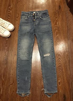 Крутые прямые джинсы фирмы pull&bear 32 размер2 фото