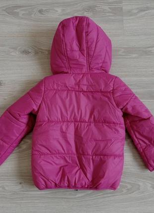 Куртка sela деми 5 лет  стеганая розовая5 фото