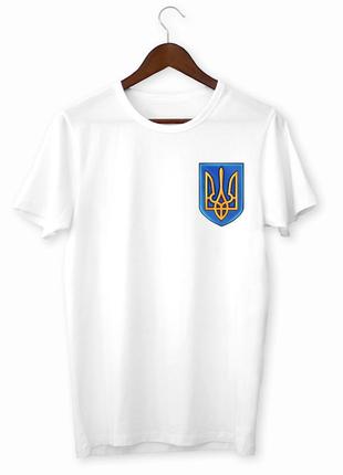 Футболка с принтом "герб украины (маленький)" push it