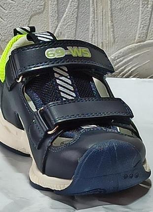 Закриті ортопедичні босоніжки сандалі 0322 хлопчику weestep вістеп літнє взуття 21,23,24,266 фото