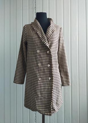 Жакет в гусиную лапку shein, xs