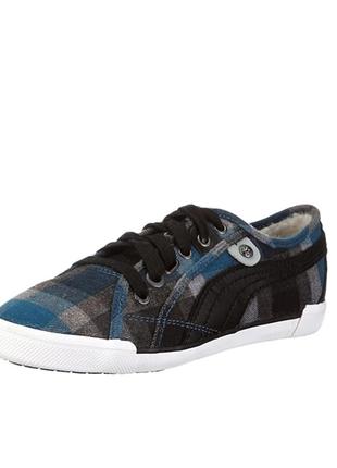 Тёплые женские кеды puma corsica plaid sneakers р.38, оригинал1 фото