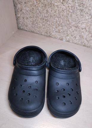 Crocs m6 w8 утеплённый оригинал сабо крокс3 фото