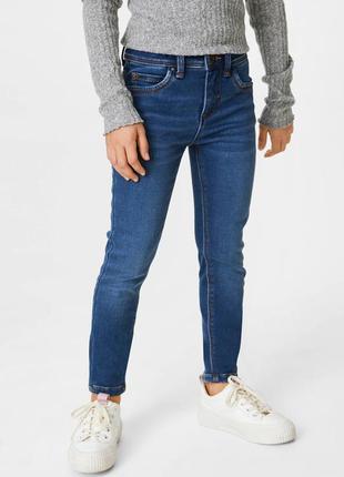 Теплі джинси для дівчинки підлітка 13-14 років c&a німеччина розмір 164