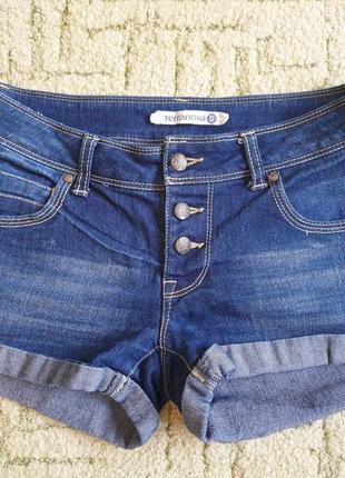 Брендовые, джинсовые шорты1 фото