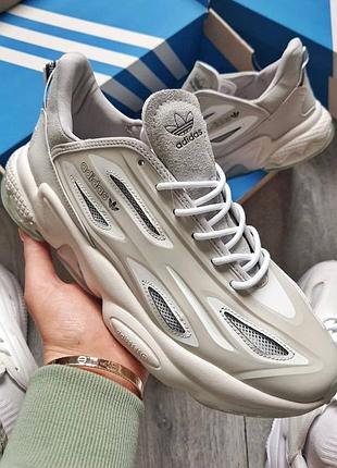 Кроссовки adidas ozweego celox серые
