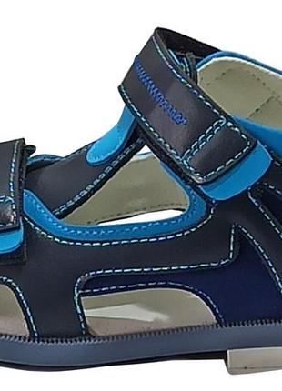 Закрытые ортопедические босоножки сандалии 0415  для мальчика weestep вистеп летняя обувь р.23,24,252 фото