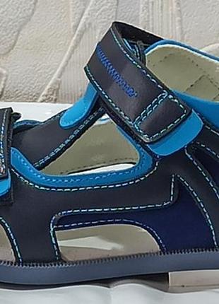 Закрытые ортопедические босоножки сандалии 0415  для мальчика weestep вистеп летняя обувь р.23,24,254 фото