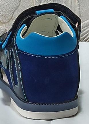 Закрытые ортопедические босоножки сандалии 0415  для мальчика weestep вистеп летняя обувь р.23,24,256 фото