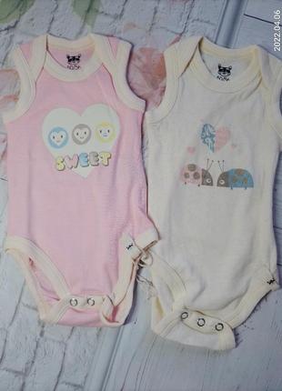 Боді короткий рукав kuniboo бодік бодіки бодіки lupilu лотом пакетом набором 50-56 боді боді 62 для дівчинки дівчинки