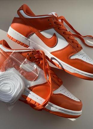 Кроссовки кеды nike dunk low sp syracuse1 фото