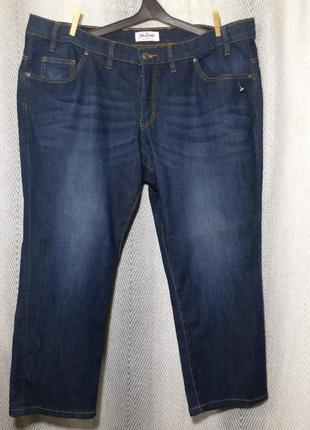 Женские брендовые крутые джинсовые бриджи, укороченные джинсы, высокая посадка большой размер, батал