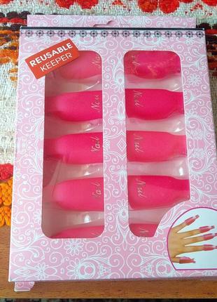 Кліпси прищіпки для нігтів 10шт