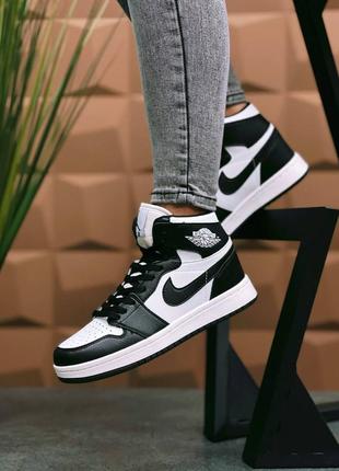 Жіночі кросівки nike air jordan n black/white5 фото