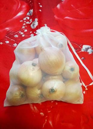 Набір 5 шт. торбинок для зберігання сушени продуктів мішечки  еко торбинки для покупок2 фото