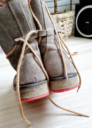 Весенние замшевые ботинки аутентичные tamaris5 фото