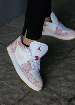 Кросівки air jordan 1 low paint drip крос