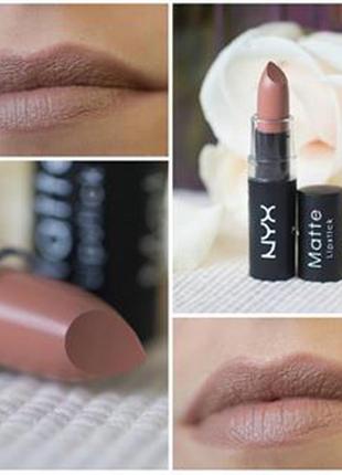 Помада nyx matte lipstick velvet matte3 фото