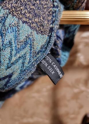 Шарф кашемир шелк ( шёлк шелковый шовк шовковий кашемировый кашемір ) в стиле missoni3 фото