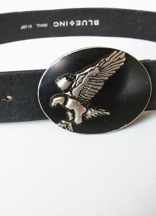 Ремень и пряжка (орёл), кожа pu, blue inc, китай.