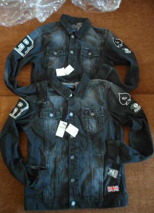 Куртка джинсова оригінал pull & bear іспанія р. l укр 50-52 mex40