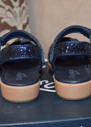 Модные туфельки туфли босоножки на девочку oshkosh 15,5-16 см стелька5 фото