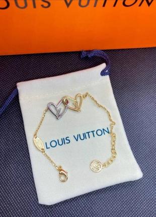 Брендовый браслет в стиле louis vuitton
