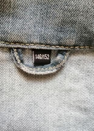 Мягкая джинсовая курточка р. 146-152.4 фото