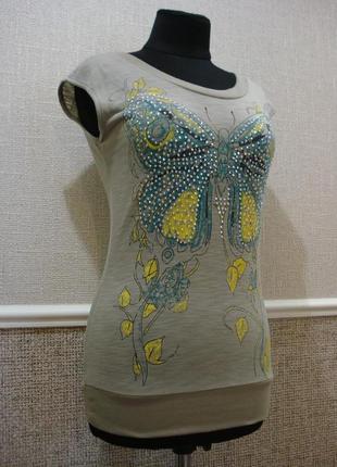 Летняя кофточка трикотажная блузка без рукавов2 фото