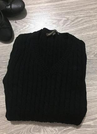 Джемпер светр, пуловер з косами гумка по фігурі2 фото