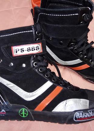 Замшевые высокие кеды, хайтопы carnaby