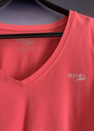 Коралова футболка на кут esprit sport2 фото