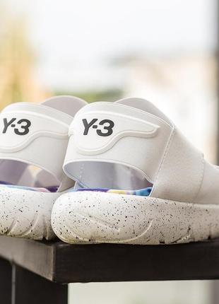 Жіночі білі сандалі adidas sandal y-3 yohji yamamoto🆕 сандалі адідас9 фото