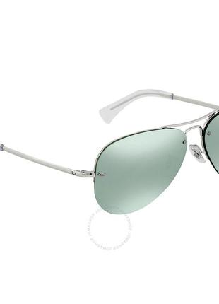 Очки ray-ban rb3449 aviator sunglasses практически новые3 фото