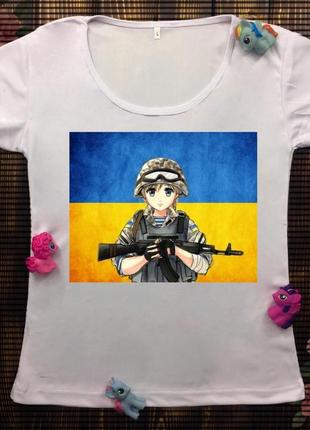Жіночі футболки з принтом - українка3 фото